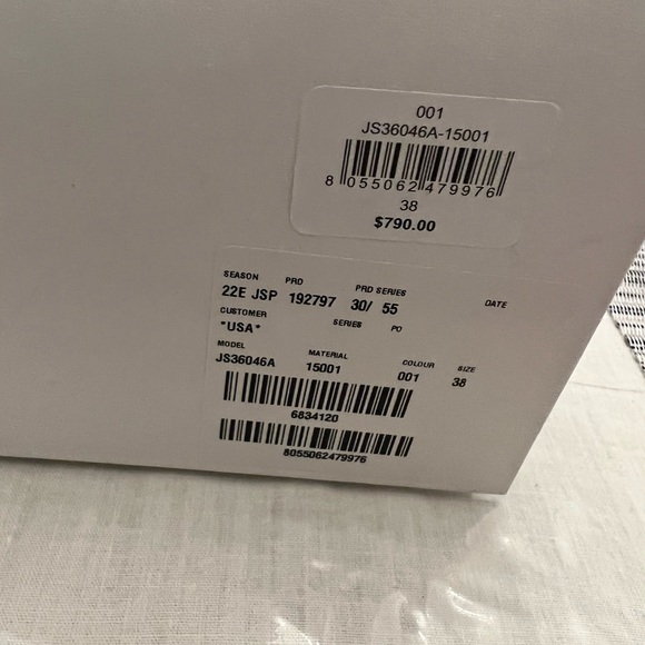 Jil Sander Napa Nature Puffy Thong Sandal sz 38 - Picture 5 of 6